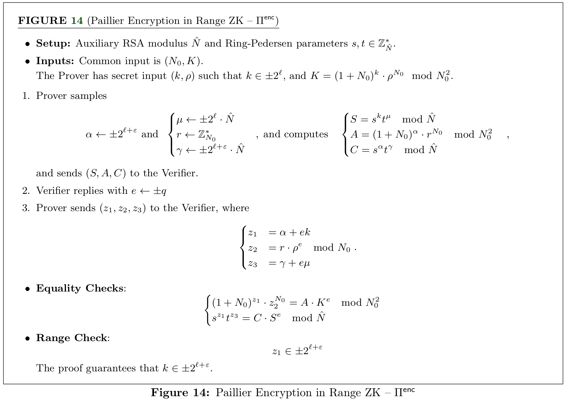 Paillier Encryption in Range