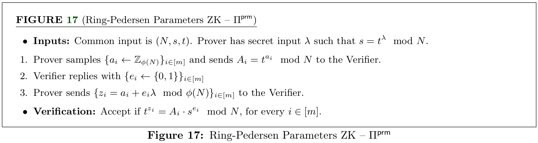 Ring-Pedersen Parameters in ZK