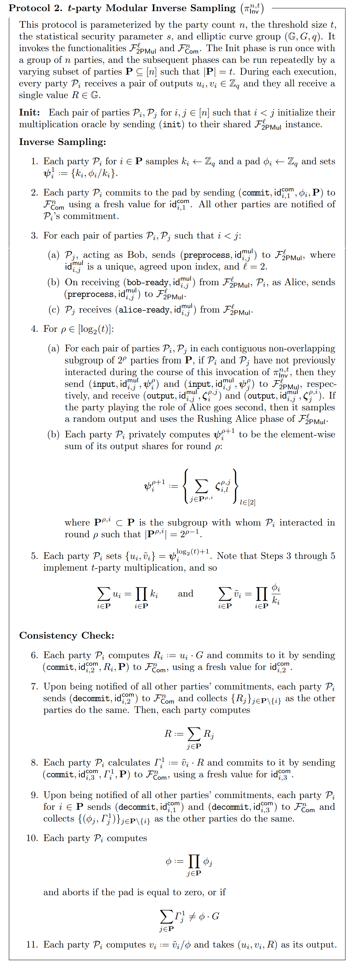 Protocol Inverse