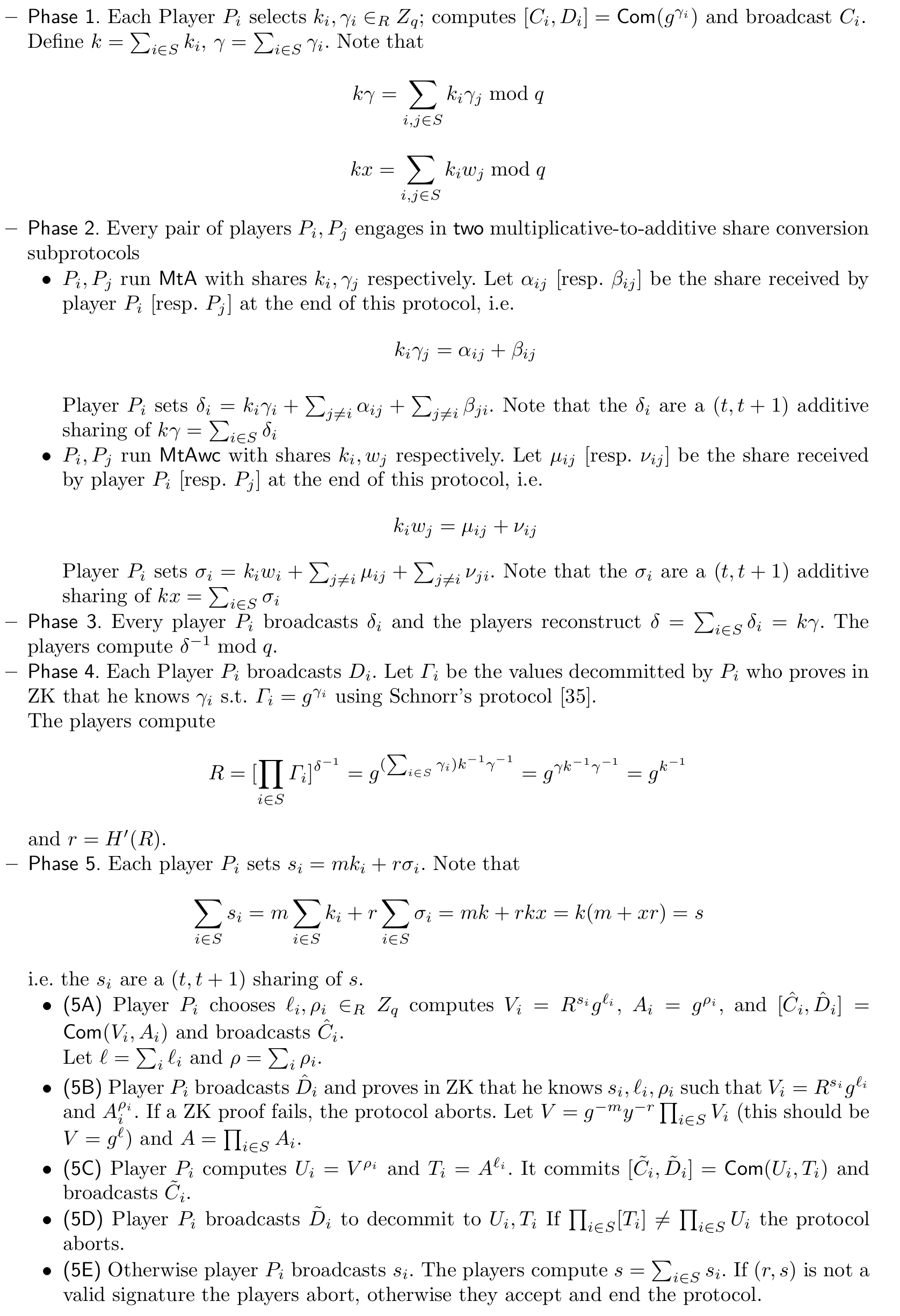 Protocol Signing