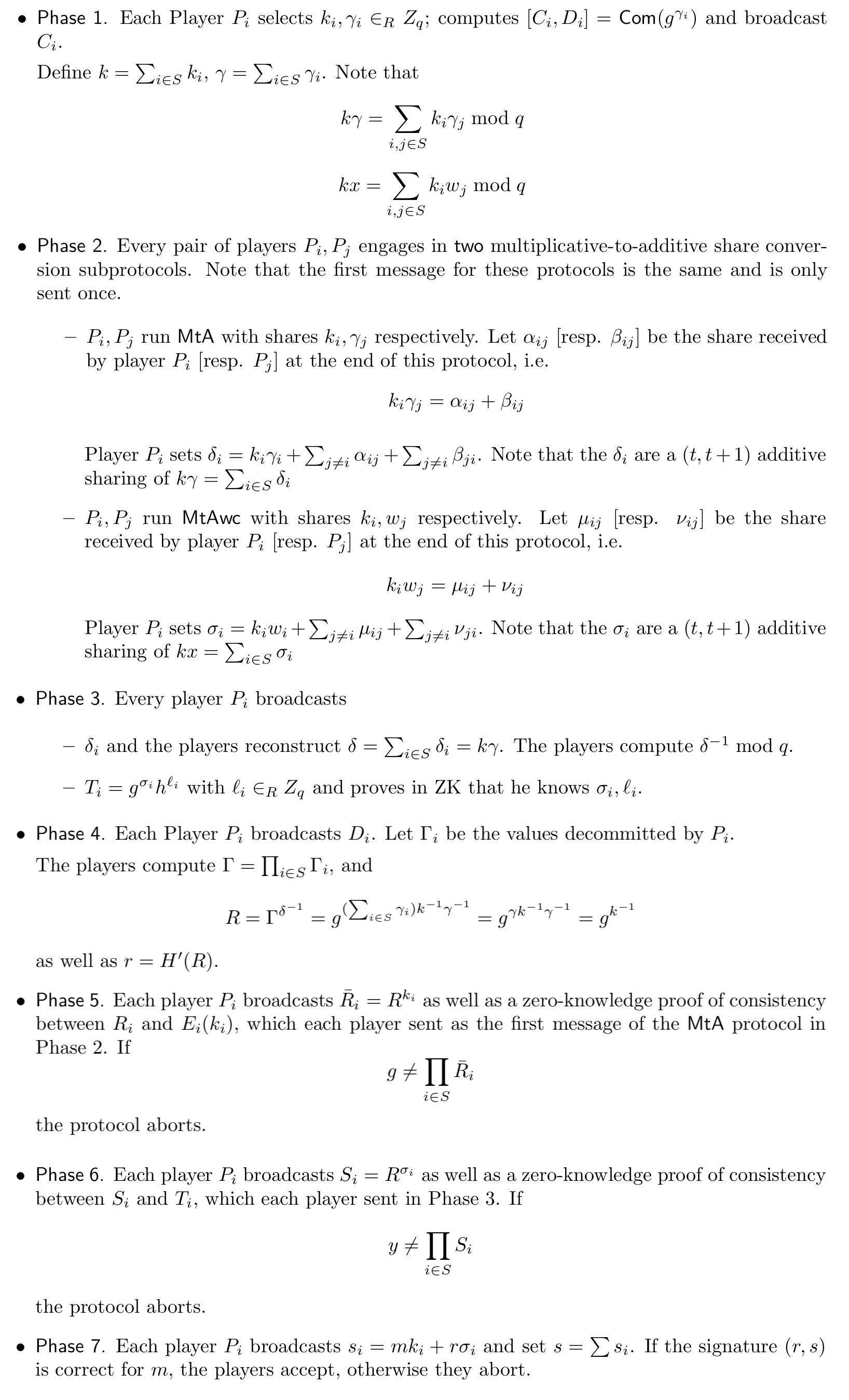 Protocol Signing