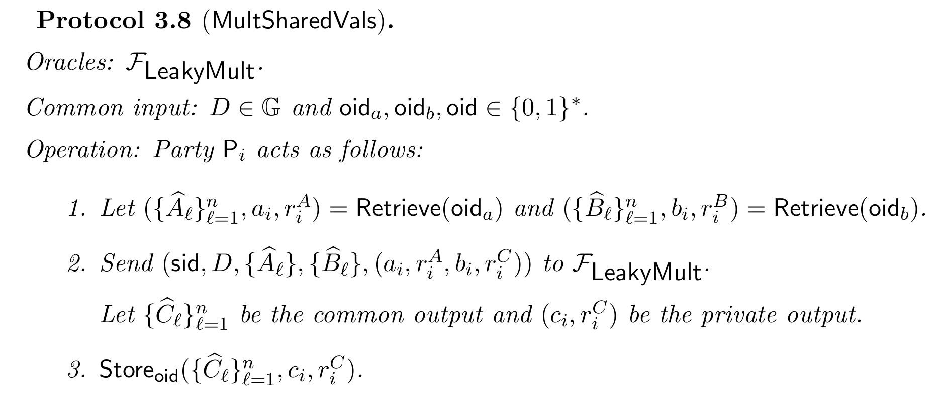 MultSharedVals